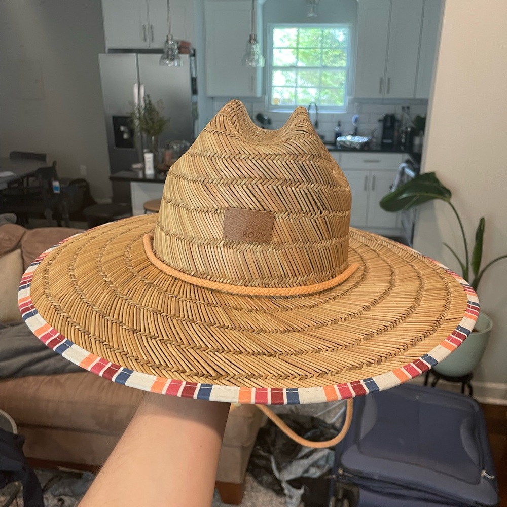 Roxy beach straw hat